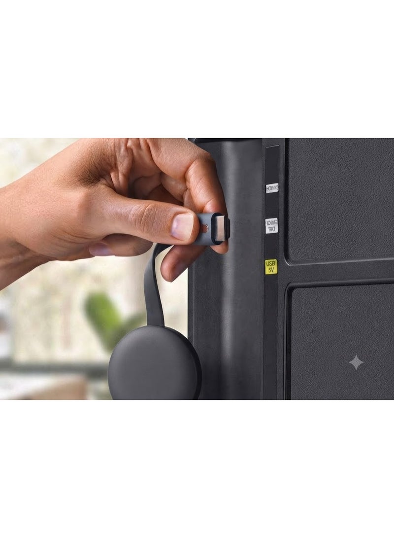ليناكز الأصلي جهاز بث Chromecast متوافق مع Google TV بدقة 4K - لون أسود - Image 2