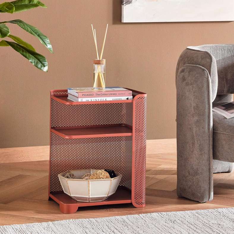 Pan Home طاولة نورد متعددة الاستخدامات - حمراء