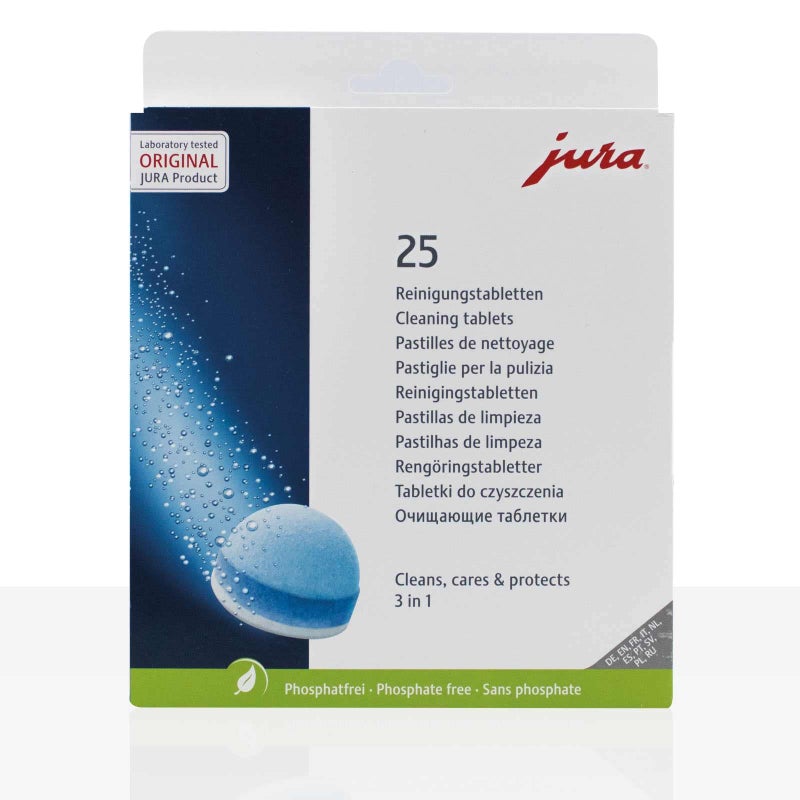 jura 2-Phase Cleaning Tablets (25 tablets) - Image 1