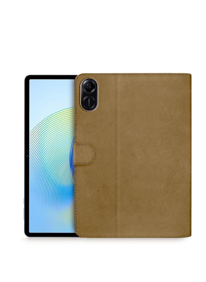 Wtech PU Leather Flip Case Cover For Honor Pad X9 11.5 Inch 2023 Light Brown - Image 1