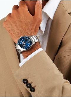 Maserati Men’s Competizione Blue Dial Stainless Steel Band Watch R8873600002 - 43mm  - Image 5
