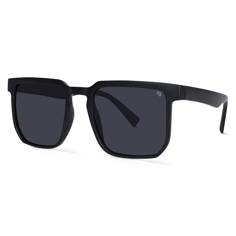 Woggles Polarized Square Sunglasses|100% UV Protection|Men & Women - Image 2