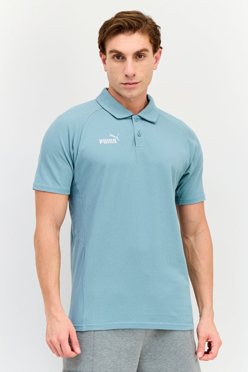 PUMA Men Sportswear Fit Short Sleeves Outdoor Polo Shirt, Sage - Image 1