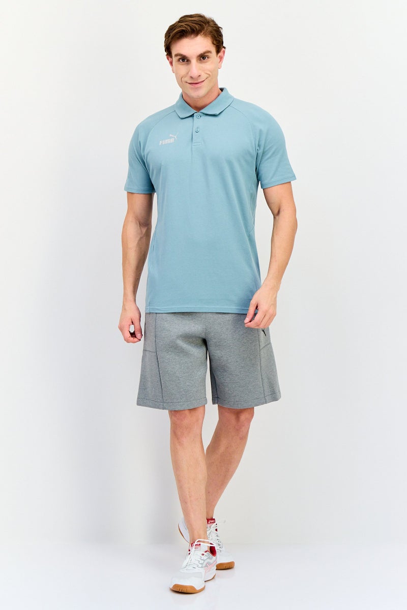 PUMA Men Sportswear Fit Short Sleeves Outdoor Polo Shirt, Sage - Image 2