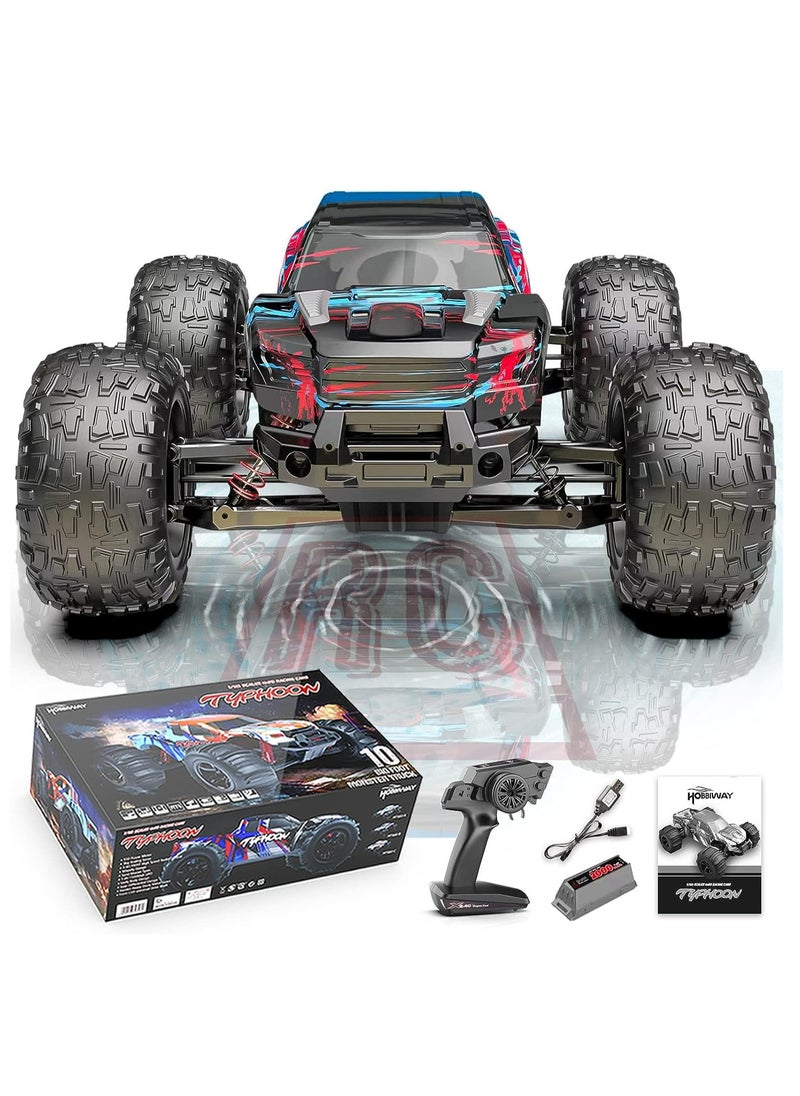 AKDC AKDC RC Cars, Hobby Grade 4WD 60+ KM/H Fast Speed Remote Control Truck, All Terrain Off Road Electric Buggy with 2000 mAh Modular Battery for Adults and Boys (Advanced Modding Support)  - Image 1