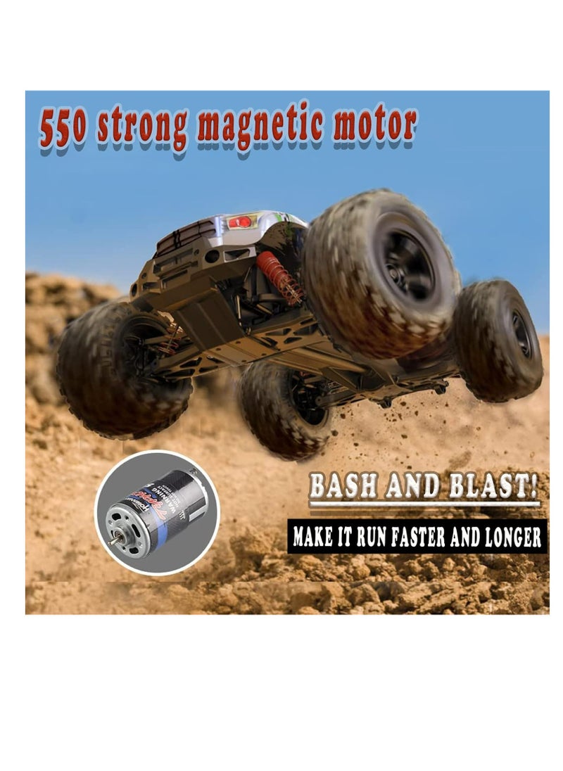 AKDC AKDC RC Cars, Hobby Grade 4WD 60+ KM/H Fast Speed Remote Control Truck, All Terrain Off Road Electric Buggy with 2000 mAh Modular Battery for Adults and Boys (Advanced Modding Support)  - Image 5