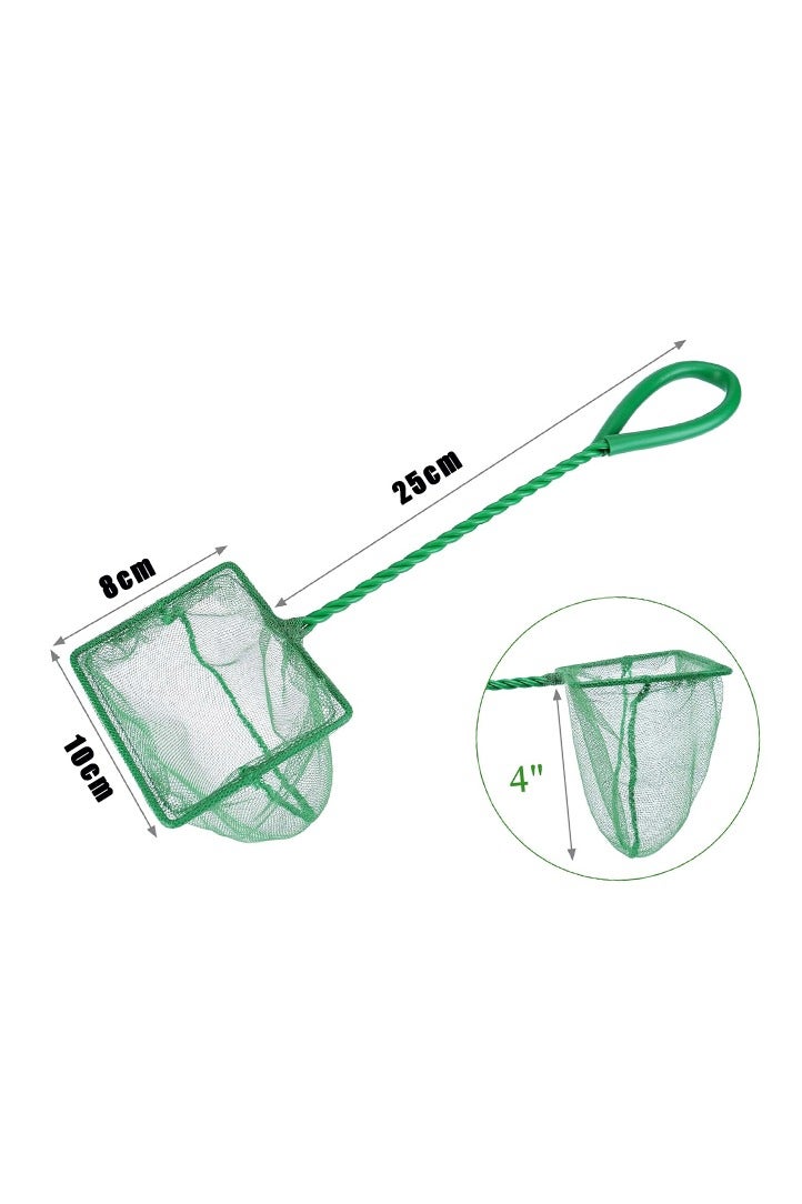 2 Pack Aquarium Net Fish Net, Small Net, Multi-Size Fine Mesh Aquarium Net with Long Plastic Handle for Fish Tank - Image 2