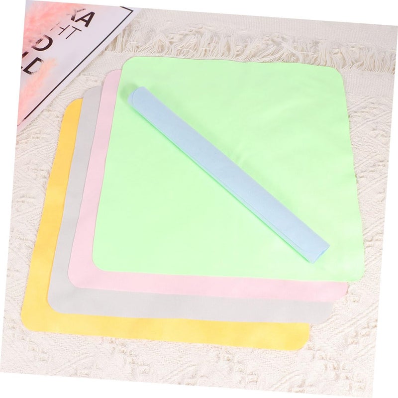 5Pcs Microfiber Cleaning Cloth For Phone Computer Screen Glasses Jewelry Quick Drying - Image 3