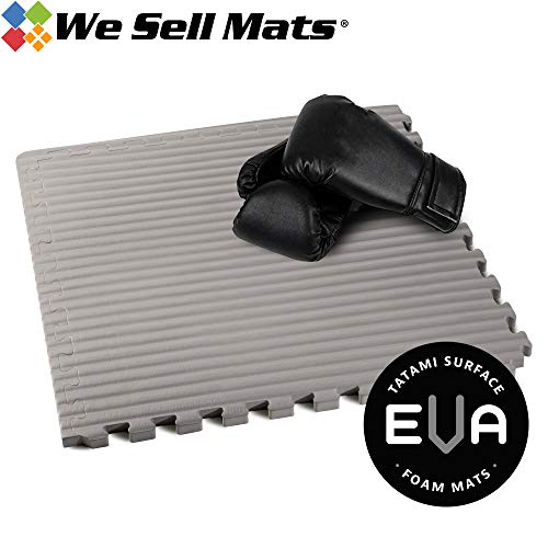 We Sell Mats 3/4 Inch Thick Martial Arts EVA Foam Exercise Mat, Tatami Pattern, Interlocking Floor Tiles for Home Gym, MMA, Anti-Fatigue Mats, 24 in x 24 in - Image 2