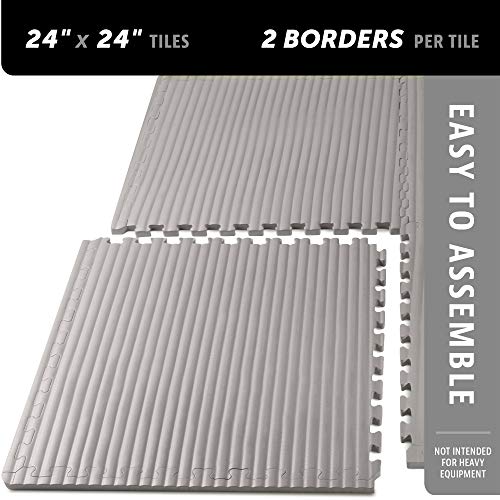 We Sell Mats 3/4 Inch Thick Martial Arts EVA Foam Exercise Mat, Tatami Pattern, Interlocking Floor Tiles for Home Gym, MMA, Anti-Fatigue Mats, 24 in x 24 in - Image 3