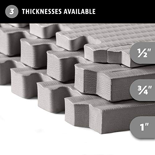 We Sell Mats 3/4 Inch Thick Martial Arts EVA Foam Exercise Mat, Tatami Pattern, Interlocking Floor Tiles for Home Gym, MMA, Anti-Fatigue Mats, 24 in x 24 in - Image 5