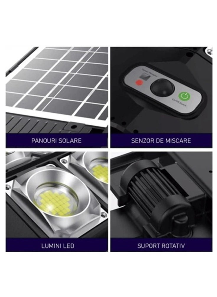 SOLAR Solar Street Lights 360 LED Super Bright Solar LED Light Outdoor Street Lamp 3 Light Mode Motion Sensor IPX4 Waterproof Light for Garage ,Garden Street(W789A-5)  - Image 5