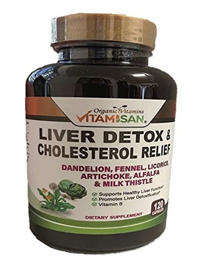 vitamisan Liver Cleanse Detox Supplements with Milk Thistle-Fennel-Alfalfa-Vitamin B-Artichoke-Dandelion Root Support Men & Women 120 Caps Detox Cleanse & Boost Immune - Image 3