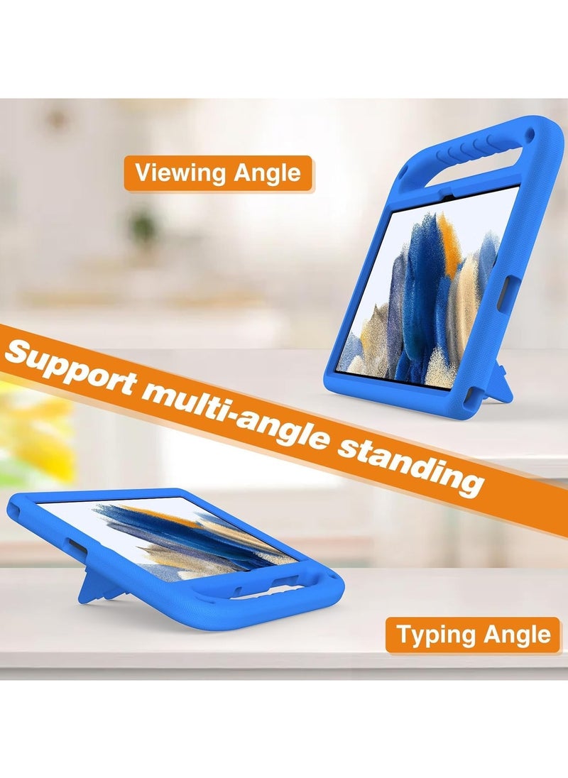 Case Compatible with Samsung Galaxy Tab A9 Plus (2023) SM-X210/216B Kids Case, Lightweight EVA Kid Friendly Shockproof Protective Case, Handle Stand Heavy Duty Tablet Cover (Blue)