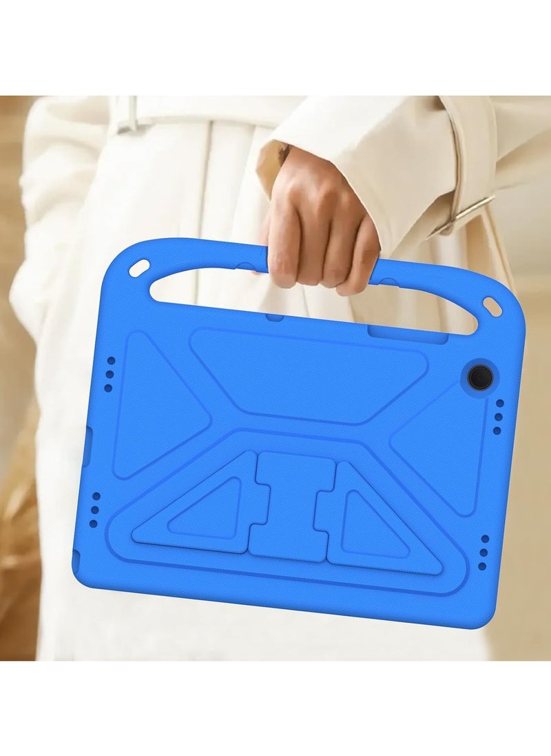 Case Compatible with Samsung Galaxy Tab A9 Plus (2023) SM-X210/216B Kids Case, Lightweight EVA Kid Friendly Shockproof Protective Case, Handle Stand Heavy Duty Tablet Cover (Blue)