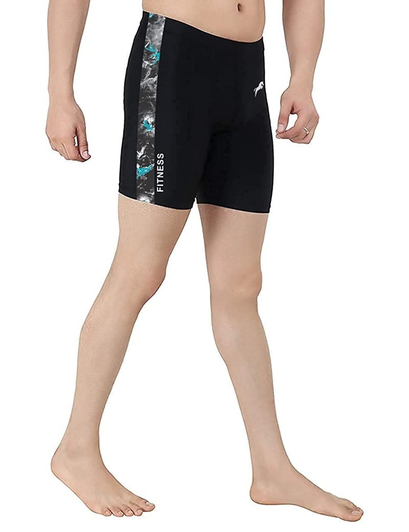 JUST RIDER Compression Shorts Tights Skins for Gym, Swimming Trunk for Men & Women (S, Blue) - Image 4