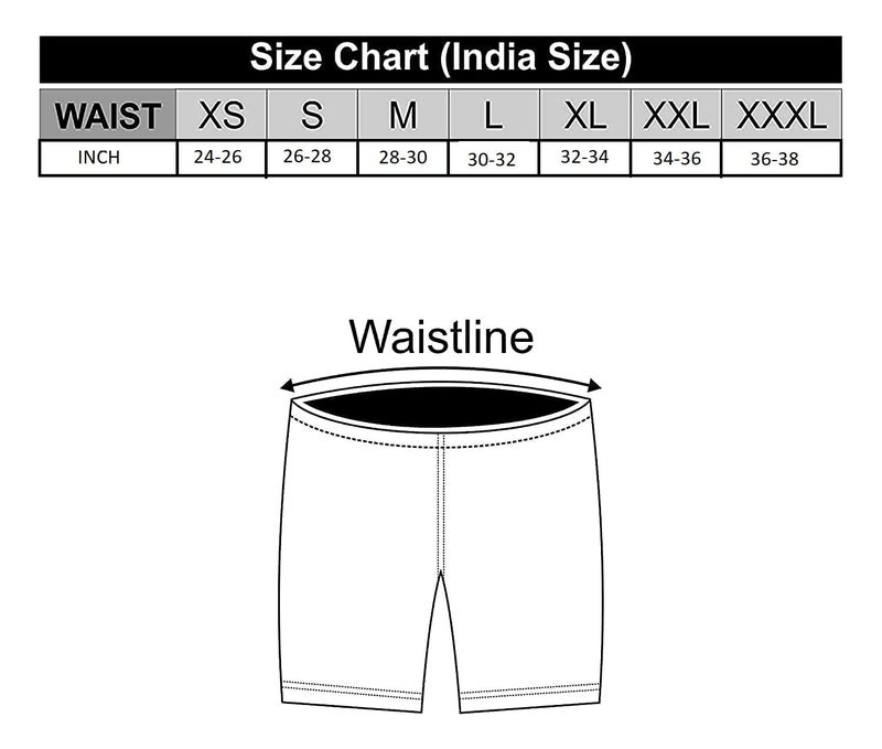 JUST RIDER Compression Shorts Tights Skins for Gym, Swimming Trunk for Men & Women (S, Blue) - Image 5