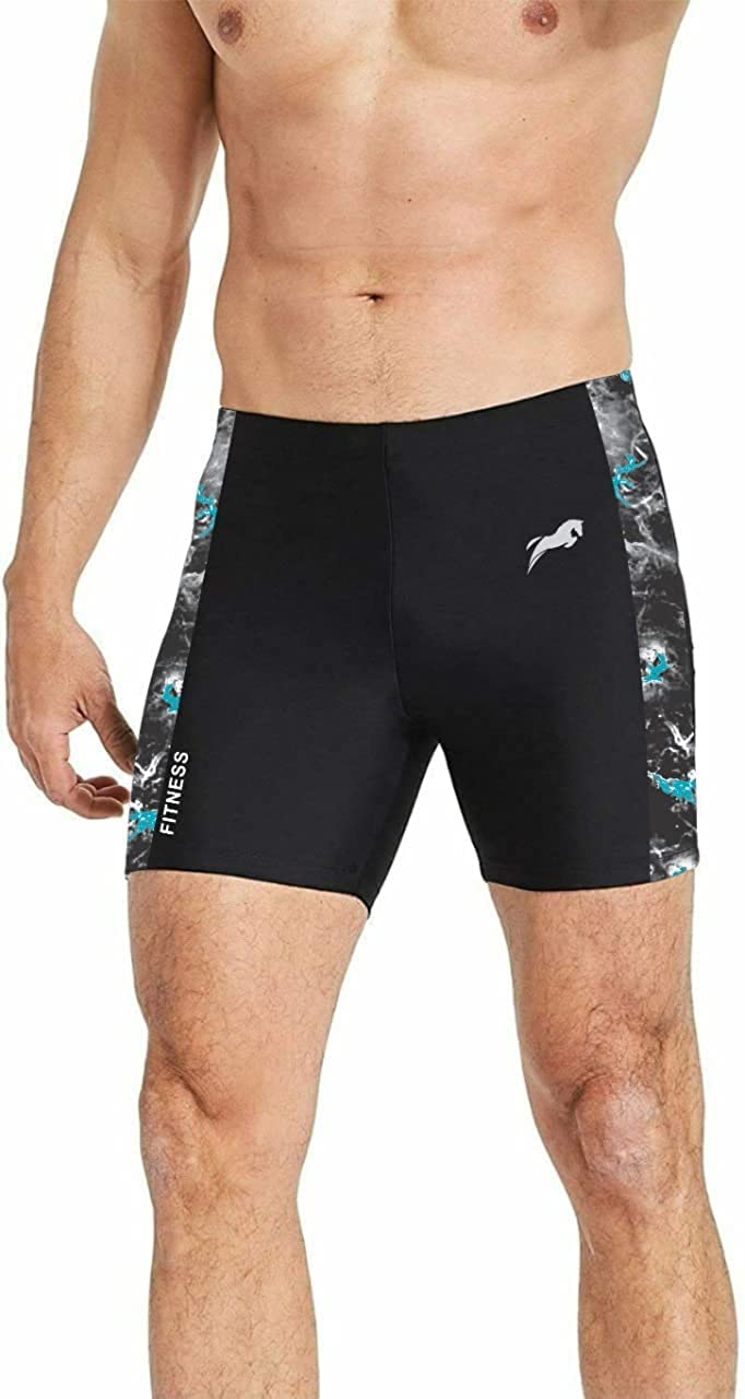 JUST RIDER Compression Shorts Tights Skins for Gym, Swimming Trunk for Men & Women (S, Blue) - Image 3