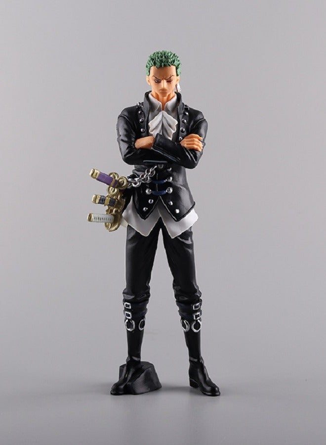 هالامودو واحدة قطعة اليد تعانق الصدر زورو الرسوم المتحركة اليد رسم الكرتون الشكل لعبة زخرفة - Image 4