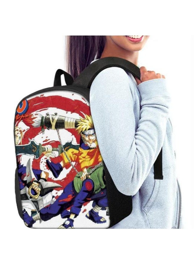 general Cartoon printed backpack + hand-held + pen bag set, three-piece practical bag combination (students, children, friends' outings, mountain climbing sports, etc. can be used) - 49 - Image 5