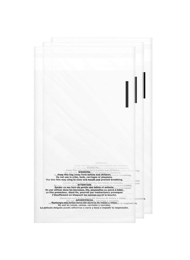 Shop4Mailers 12 X 16 Clear Cellophane Resealable Bags Suffocation Warning Self Seal Envelopes 1.2 Mil (200 Pack) - Image 3