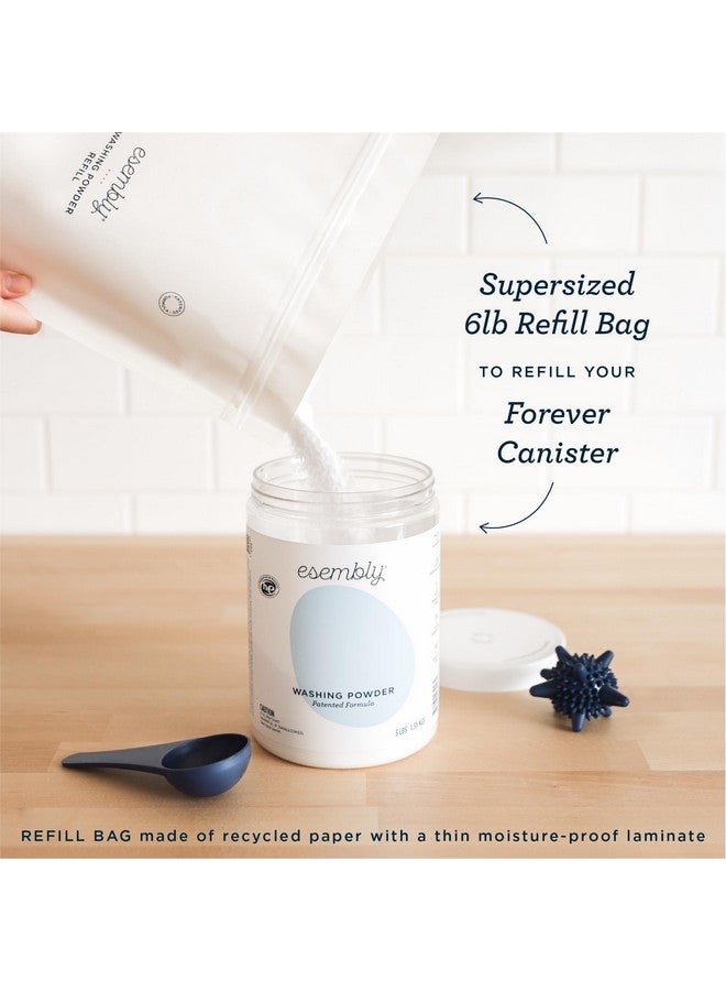 Esembly Esembly Cloth Diaper Laundry Detergent Refill Bag 6lbs - HE Washing Powder Specially Formulated to be Gentle for Baby & Planet, Fragrance Free, Earth-Friendly - (1) 6lbs Bag, NO SCOOP  - Image 1