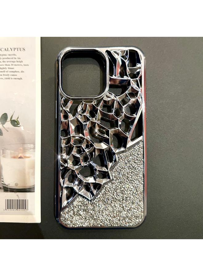 اس-توب جراب لهاتف iPhone 12 بتصميم ماسي مجوف مصنوع من مادة TPU المطلية بالكهرباء ومُبدّدة للحرارة - Image 5