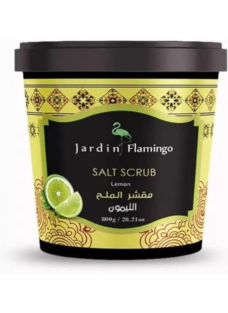 Jardin Flamingo - JARDIN FLAMINGO SALT SCRUB LEMON 800G - Image 1