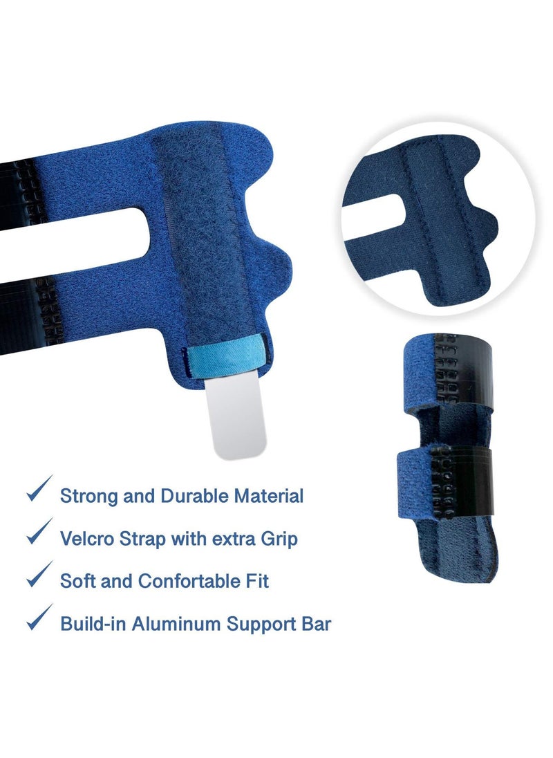 Sweet seven Finger Splints and Sleeves Set - Relieve Pain & Arthritis - 2 Splints + 2 Sleeves - Finger Brace Kit for Fast Relief  - Image 5