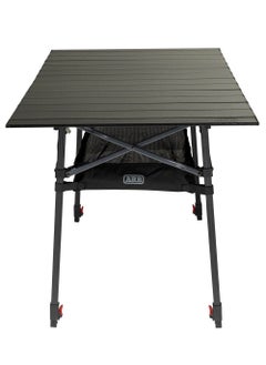 ARB Pinnacle Camp Table - Outdoor Camping Table Foldable With Aluminium Table Top & Crossbars - Adjustable Height 79-99Cm - Large Tabletop 114X70Cm - 10500171  - Image 2