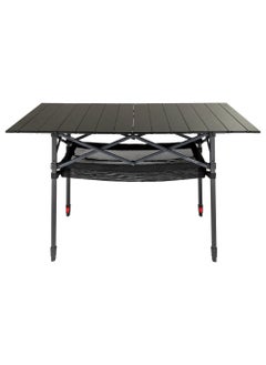 ARB Pinnacle Camp Table - Outdoor Camping Table Foldable With Aluminium Table Top & Crossbars - Adjustable Height 79-99Cm - Large Tabletop 114X70Cm - 10500171  - Image 3