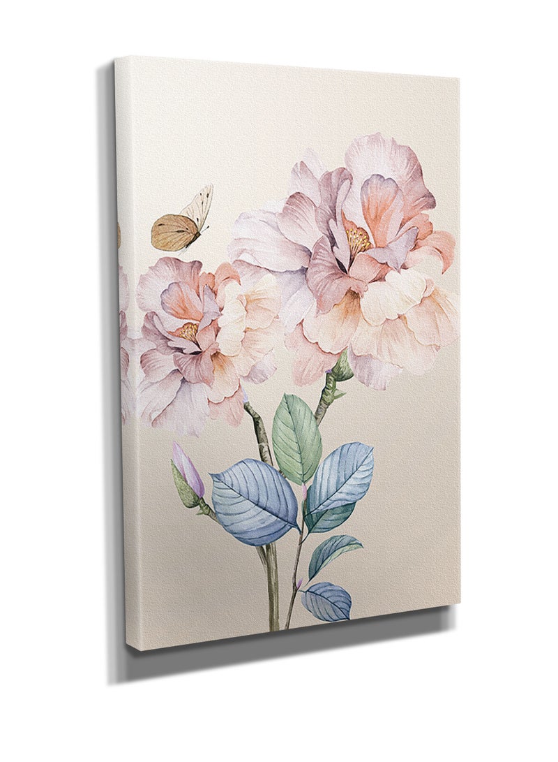 مودكلاس لوحة جدارية كانفس بتصميم ورق شجر - Image 2