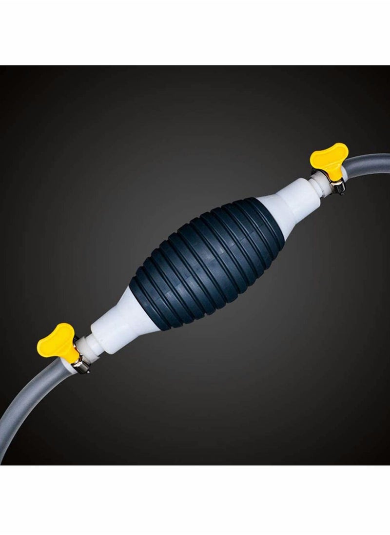 Y&D Car Fuel Transfer Pump, Portable Manual Gasoline Siphon Hose Hand Pump for Oil Water,  - Image 4