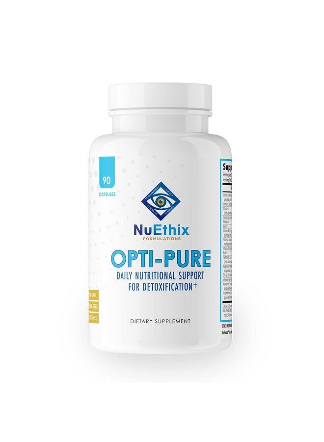 NuEthix Formulations NuEthix Formulations Opti-Pure, Daily Nutritional Support for Detoxification Supplement, Supports Liver Function and Elimination of Toxins, 30 Serving Bottle  - Image 1