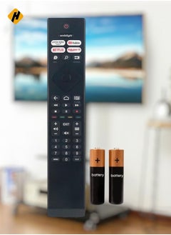 Replace Remote Control fit for Philips 4K Ultra HD LED TV 50PUS7406/12 55PUS7406/12 55PUS7956/12 65PUS7956/12 70PUS7956/12 43PUS8106/12 50PUS8106/12 55PUS8106/12 65PUS8106/12 70PUS8106/12 with battery