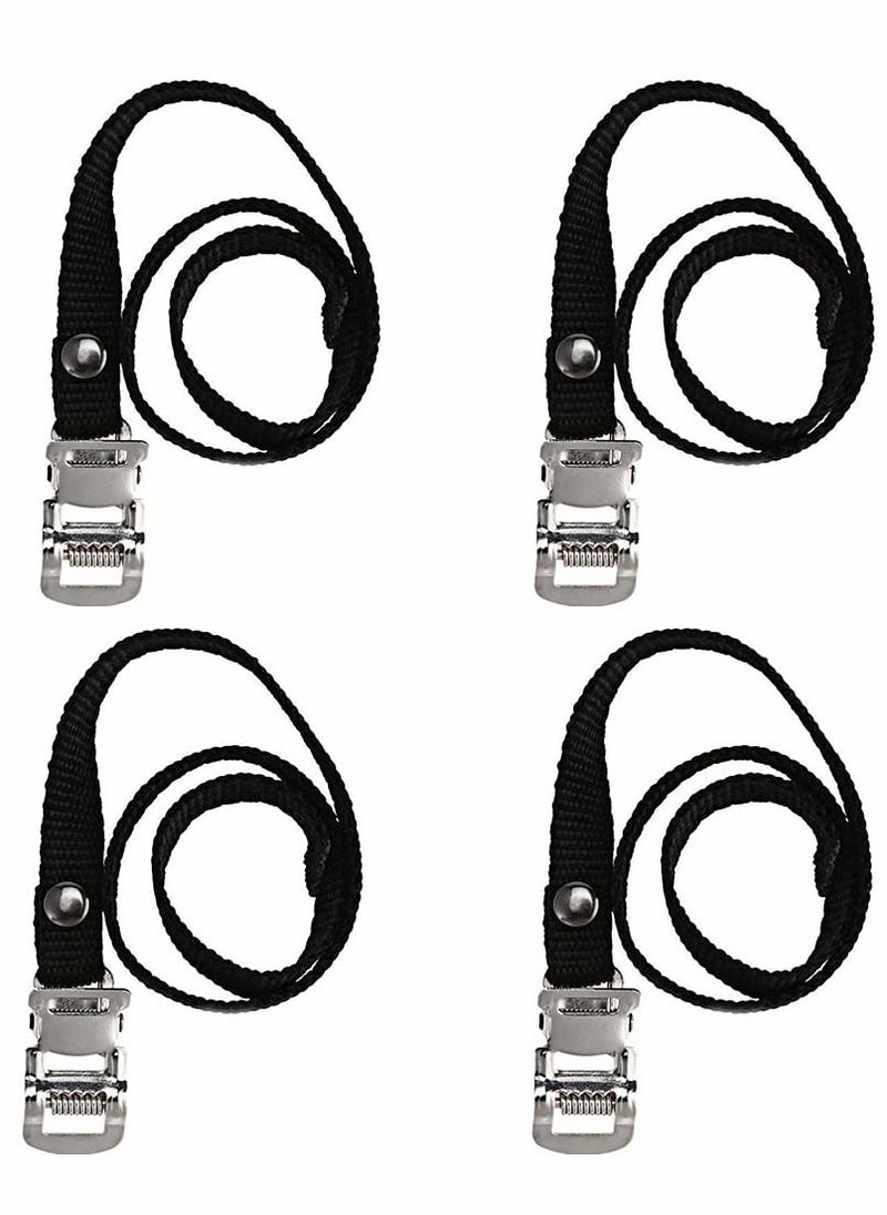 Excefore Bike Pedal Straps, Toe Clips Straps Tape for Exercise Spin Bike Outdoor Bicycles Outdoor Cycling and Indoor Stationary Bike DIY  - Image 1