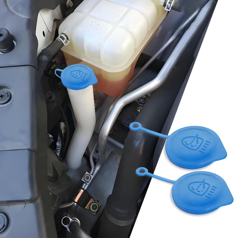 deemars 2PCS Windshield Wiper Washer Fluid Reservoir Cap Windshield Wiper Fluid Cap Replacement Cap Compatible with Honda Civic Odyssey CRV Accord Civic Acura MDX RDX ILX 38513SB0961