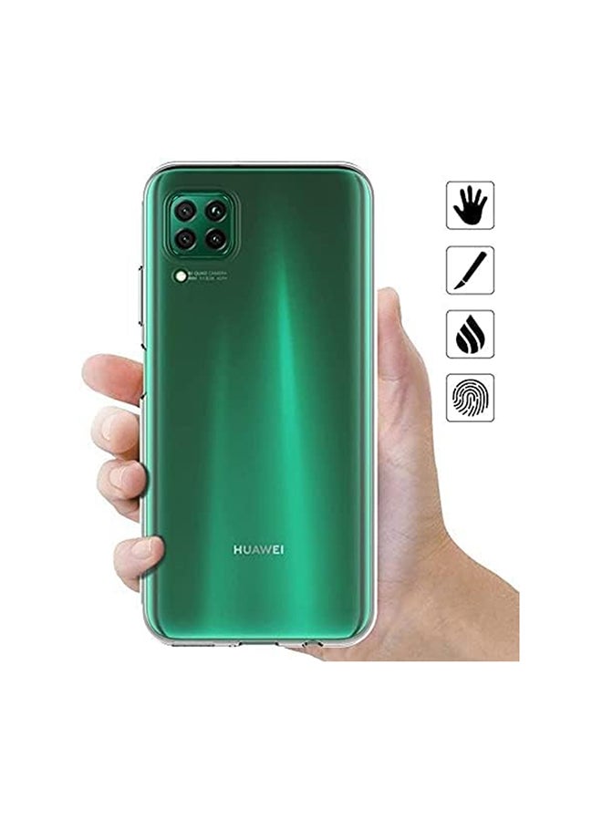 O Ozone Clear Classic Case Compatible With Huawei Nova 7i | Transparent Shockproof Soft TPU Back Cover | Slim Lightweight Anti-Yellow Protective Phone Case - Image 2
