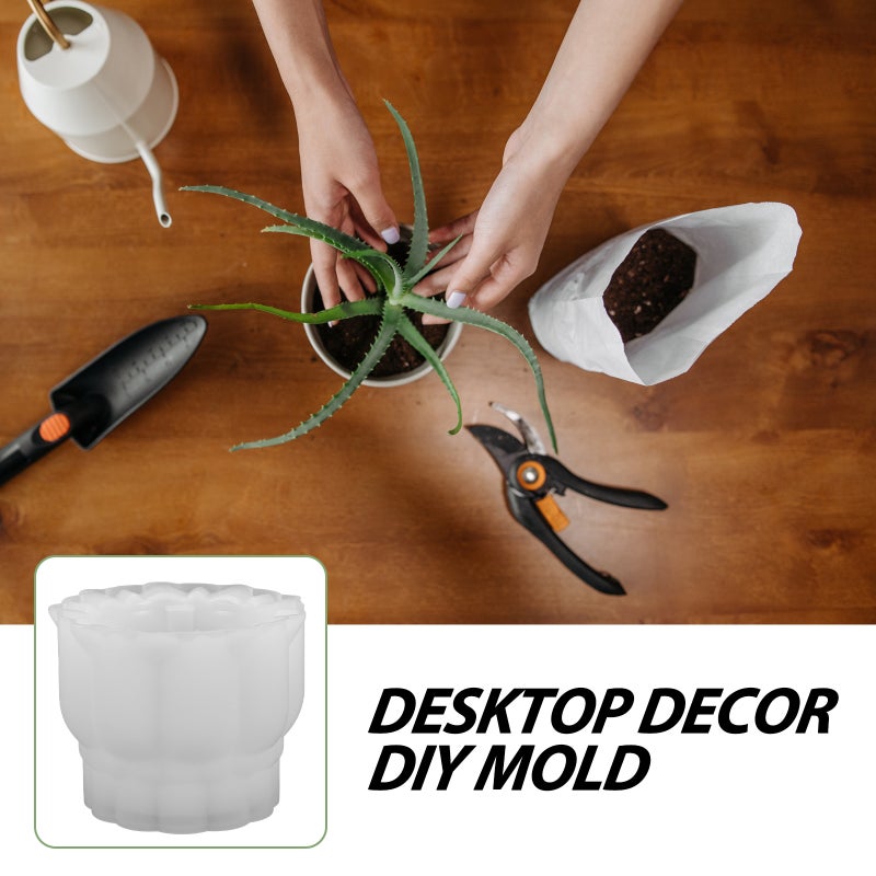 Shaped Flowerpot Making Mold Silicone Small Vase Mold Pen Holder Making Mold - Image 4