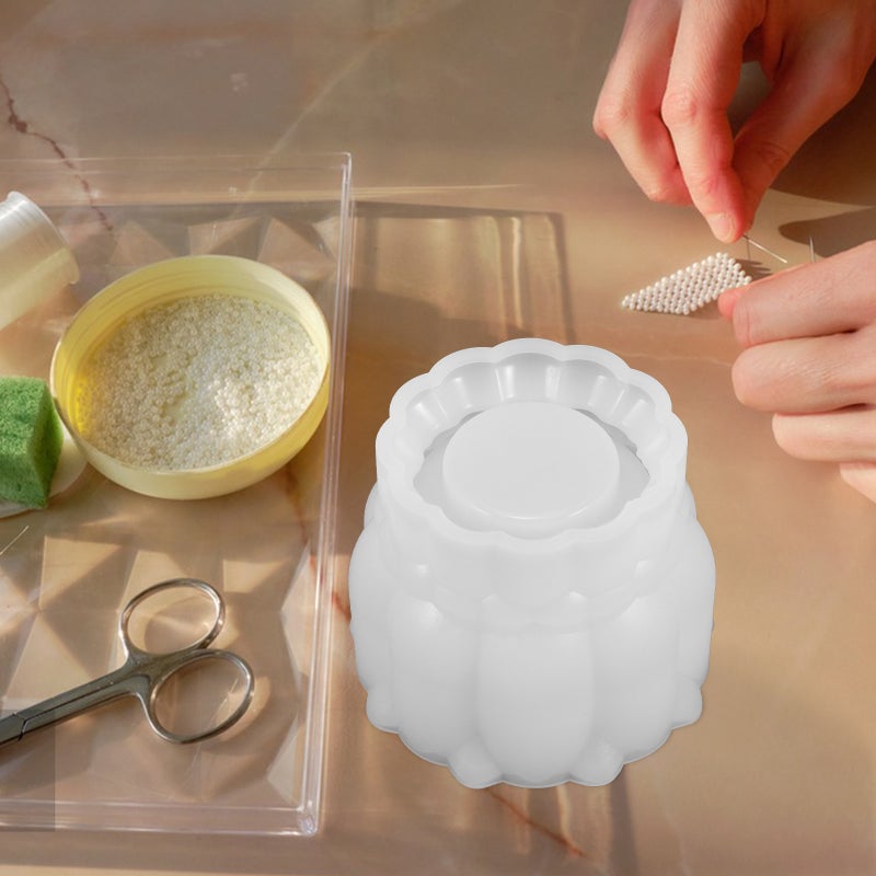Shaped Flowerpot Making Mold Silicone Small Vase Mold Pen Holder Making Mold - Image 2