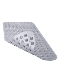 Meishida Bath Tub Shower Mat Non-Slip and Extra Large, Bathtub Mat with Suction Cups, Machine Washable Bathroom Mats with Drain Holes - Grey  - Image 1
