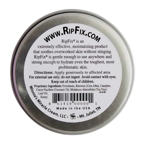 RipFix بالم إصلاح اليدين من ريب فيكس لليدين الجافة والمتشققة، مرهم اليدين للجمباز ومتسلقي الصخور، مرهم تسلق ريب فيكس للرجال والنساء، بالمرم المتميز لليدين المجتهدين، علبتان كلاسيكيتان 1.34 أونصة - Image 2