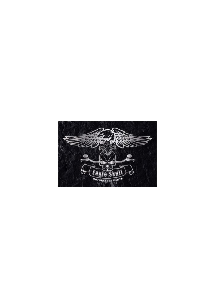 Eagle Skull Gloss Black Rear Saddlebag Guards Support Kit for Harley Davidson Touring 2014-2022 - Image 3