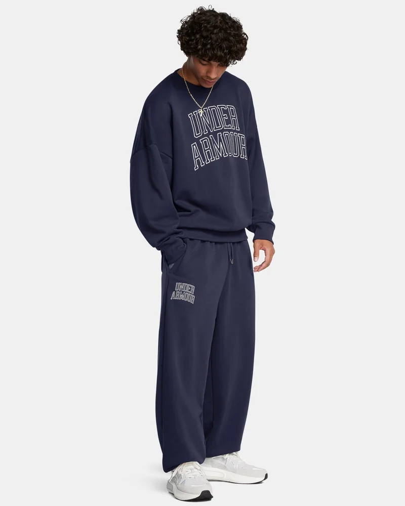 UNDER ARMOUR Blue Men's Icon Terry Sweatshirt for Men | Best Price UAE