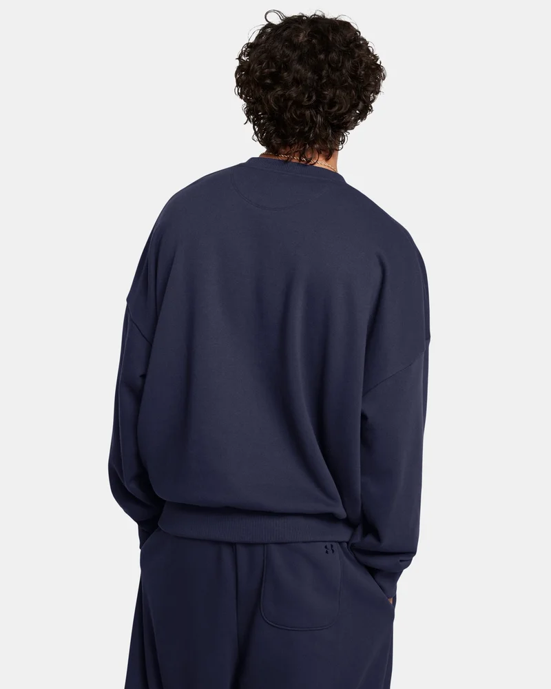 UNDER ARMOUR Blue Men's Icon Terry Sweatshirt for Men | Best Price UAE
