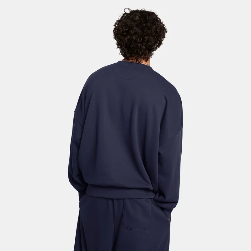 UNDER ARMOUR Blue Men's Icon Terry Sweatshirt for Men | Best Price UAE