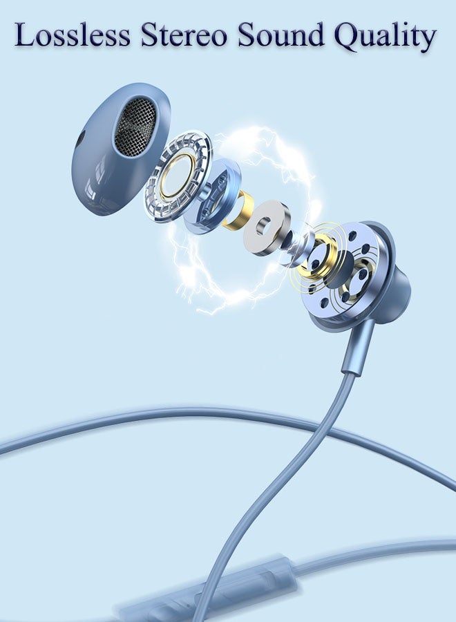 سماعة أذن داخلية سلكية ستيريو مزودة بمنفذ  تناسب جميع الأجهزة Type-C - Image 3