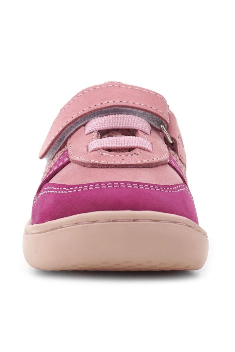 Rakerplus Raker Plus Pop children's athletic shoes, made of genuine leather in pink, with an elastic Velcro strap. - Image 5