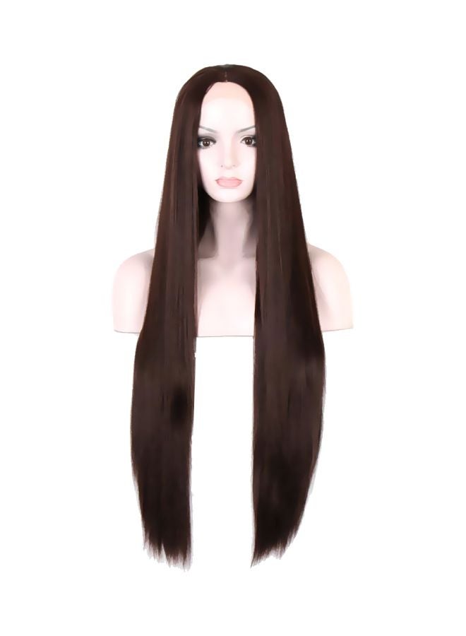 NIBEMINENT Long Straight Hair Wig Blonde 27.56inch - Image 1