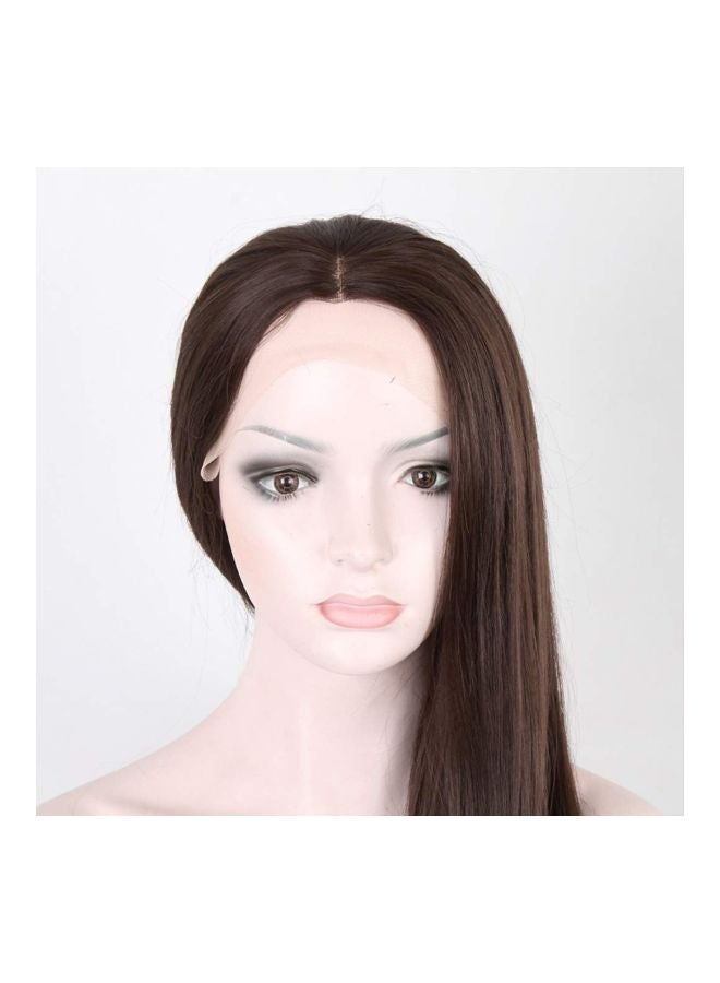 NIBEMINENT Long Straight Hair Wig Blonde 27.56inch - Image 2